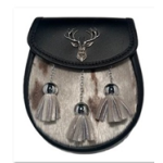Seal Semi Dress Sporran Stag Mount
